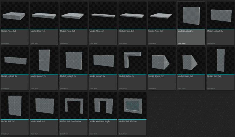 Modular Kit Piece Assets