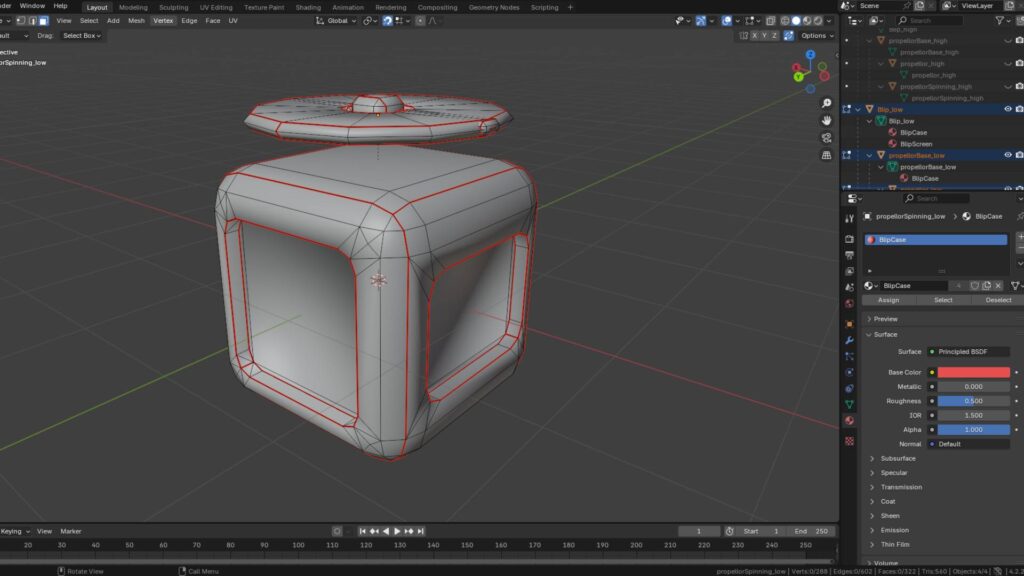 The character model I designed. It was designed to be efficient to create, cheap to render, and easy to apply customization options to.